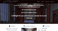 Desktop Screenshot of aneeqahmad.com